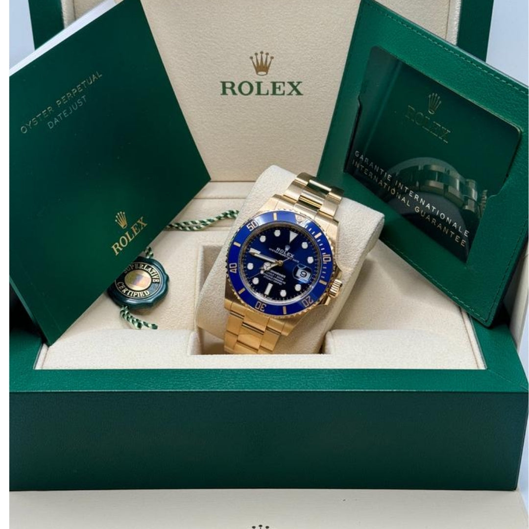 Rolex Submariner DateGold Sunburst Oyster Full Set
