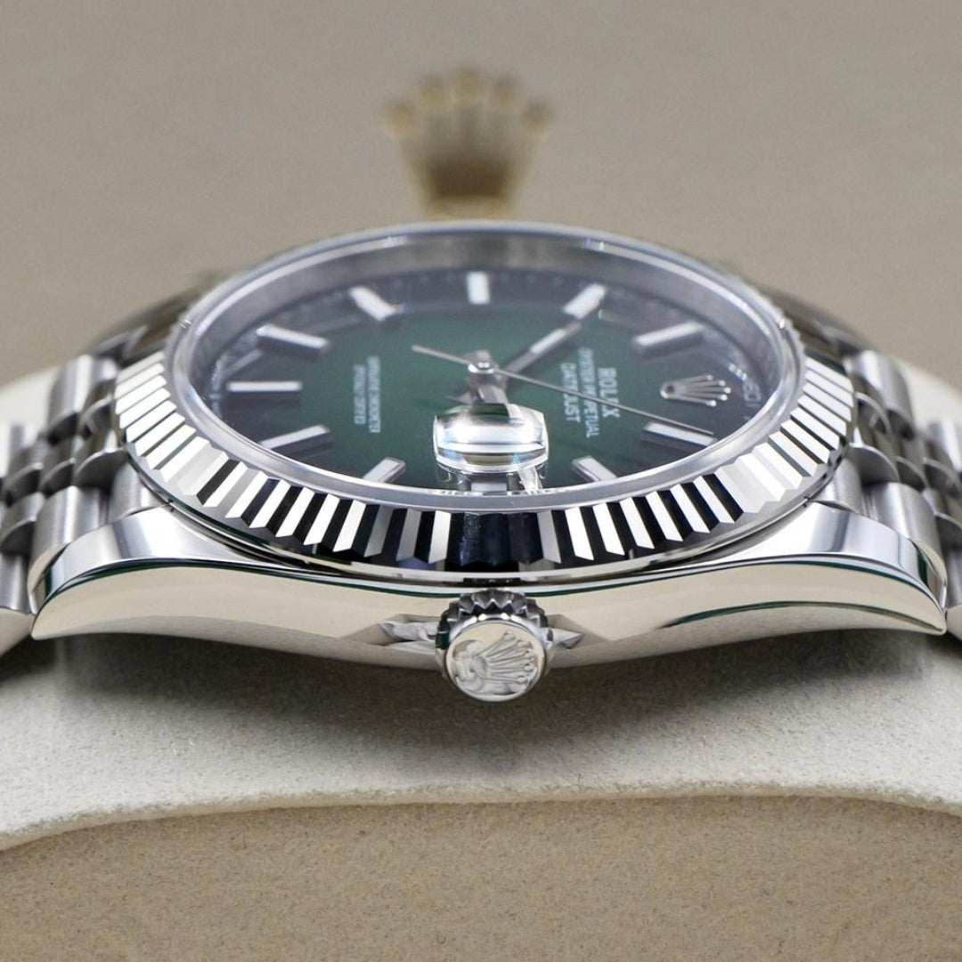 Rolex Datejust 41 Green Ombré Jubilee Full Set (New 2026)
