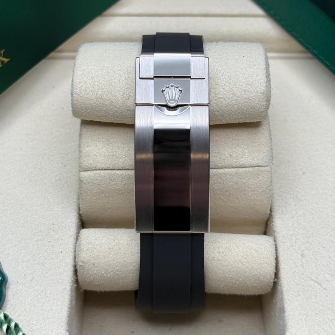 Rolex Yacht-Master Black Dial Oysterflex Full Set