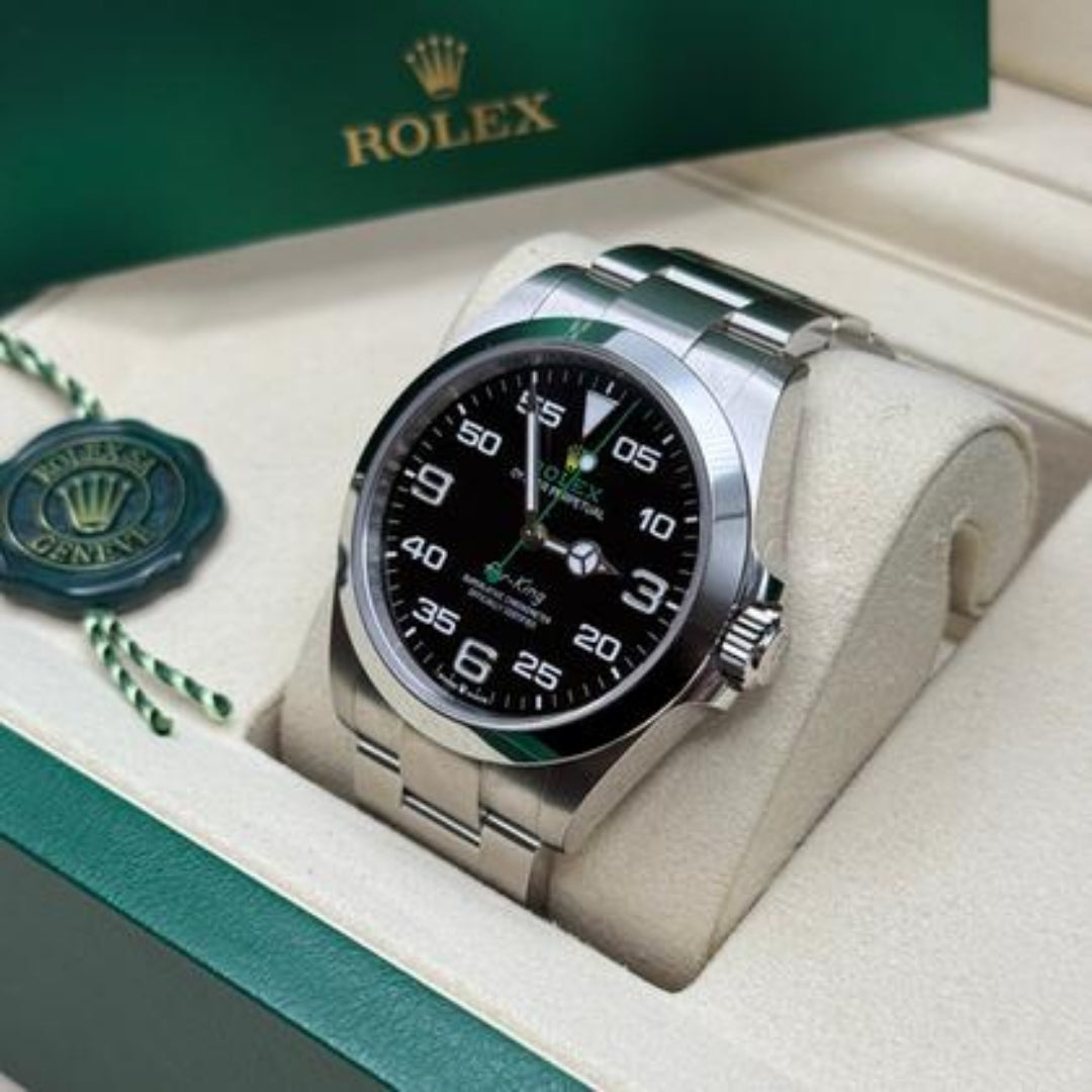 Rolex Air King Crown Guards Oyster Full Set