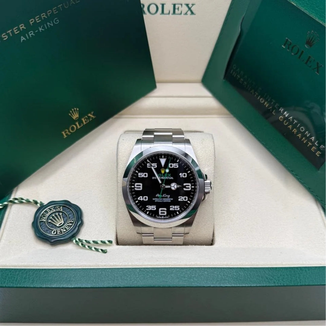 Rolex Air King Crown Guards Oyster Full Set